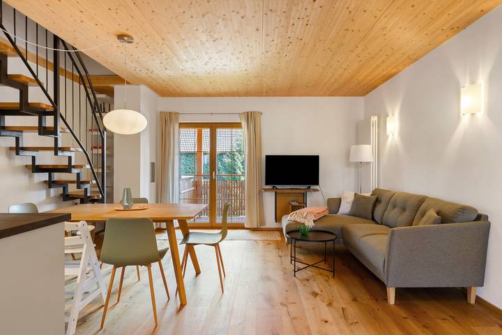 Ferienwohnung für 5 Personen, mit Balkon und Garten am Bodensee (Schweiz)