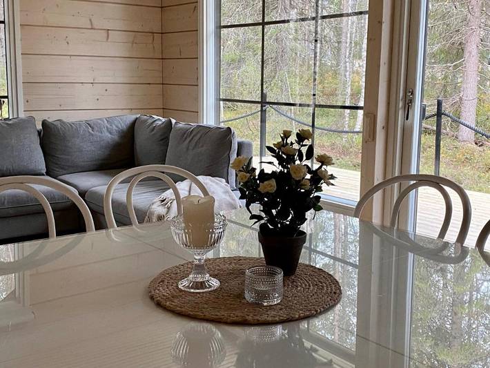 Domek letniskowy dla 6 osób, z widok i sauna oraz taras - 1