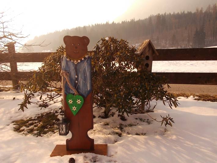 Ganze Ferienwohnung, Haus Frech - Appartement 40 qm, Wohn/Schlafraum, separate Küche, Terrasse in Piding, Bayerische Alpen