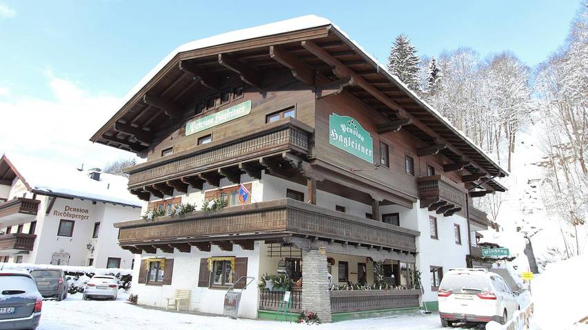Appartement voor 3 personen, met tuin en balkon, met huisdier in Saalbach
