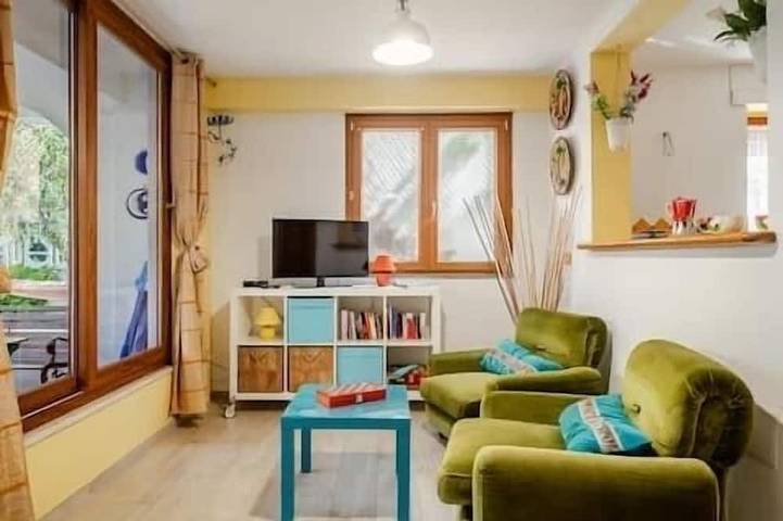 Apartamento de vacaciones para 5 personas, con balcón y jardín, Se admiten mascotas - 1