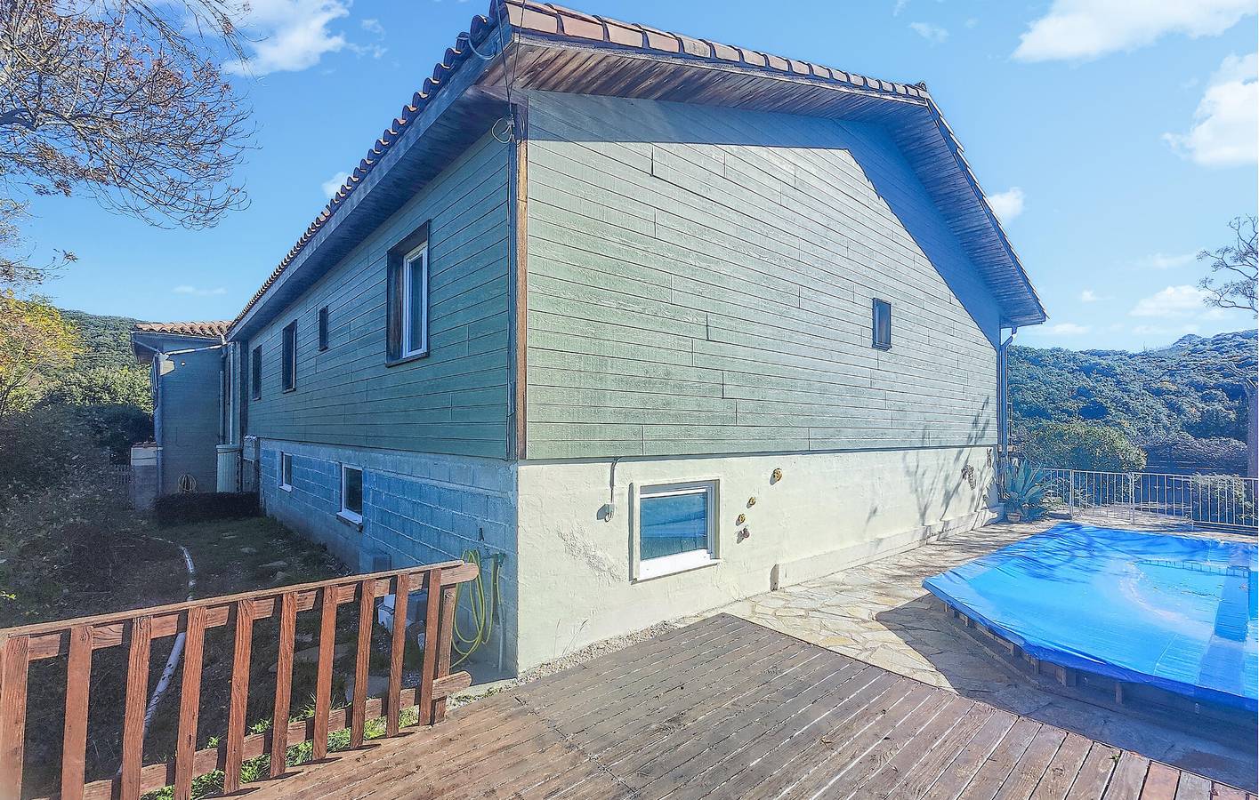 Modernes & geräumiges Apartment mit Pool & Parkplatz in Faugères, Béziers und Umgebung