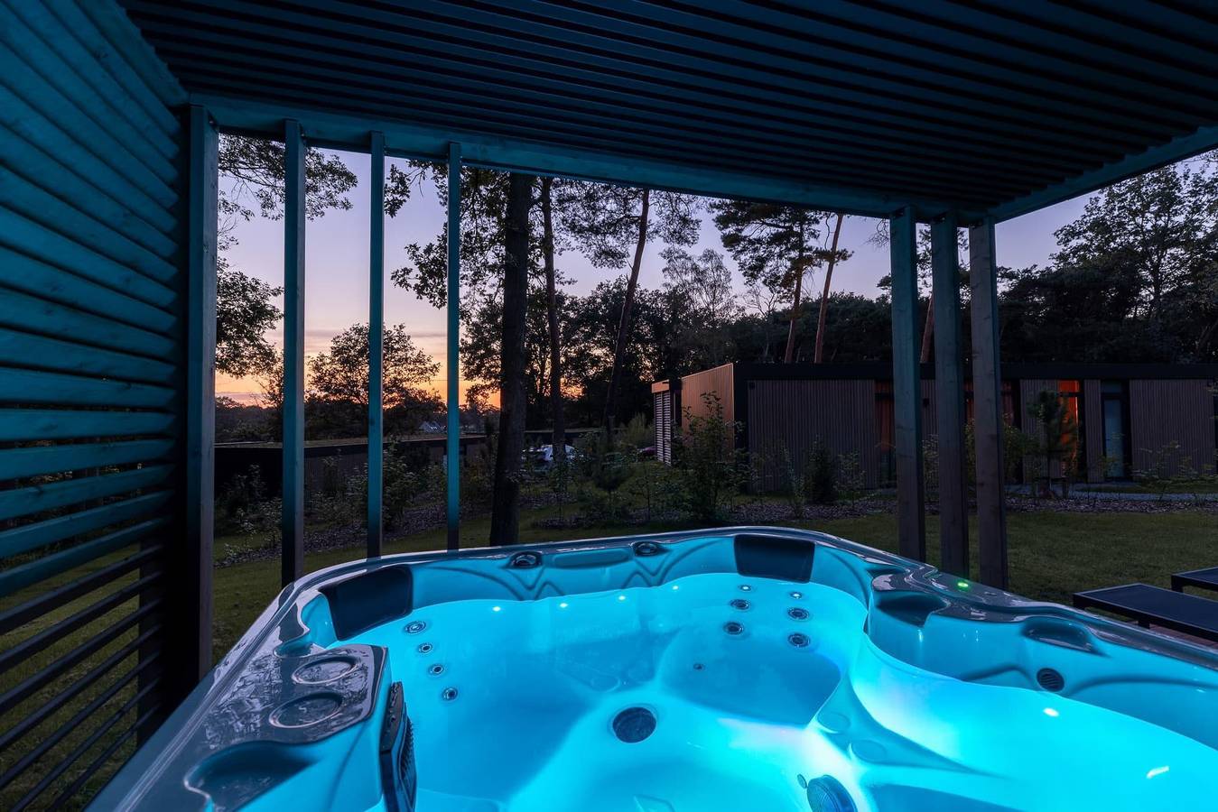 Zicht op Twente — Panorama Lodge in Markelo, Twente