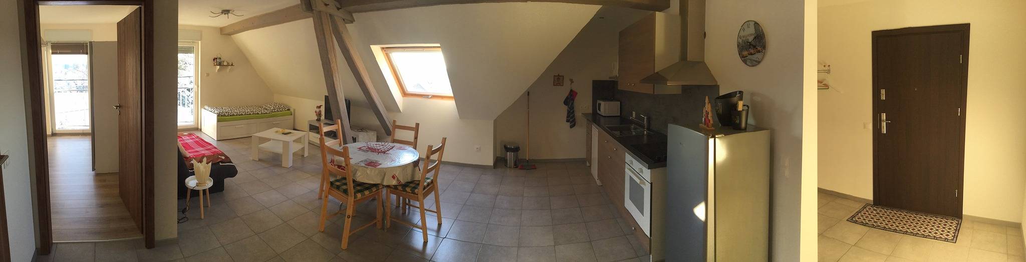 Ganze Wohnung, Gemütliches Appartement in Lohr, 45 m² mit Parkplatz in Lohr, Region Saverne