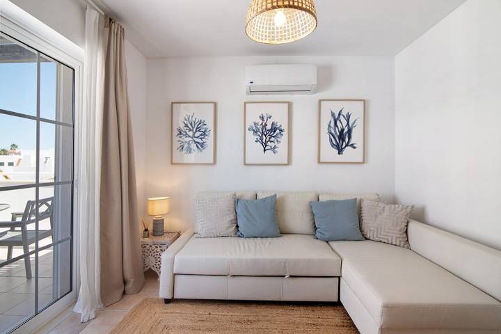 Ganze Wohnung, Ferienwohnung 'Formosa Bay 144' mit Meerblick, privater Terrasse und Klimaanlage in Cabanas de Tavira, Conceição e Cabanas de Tavira