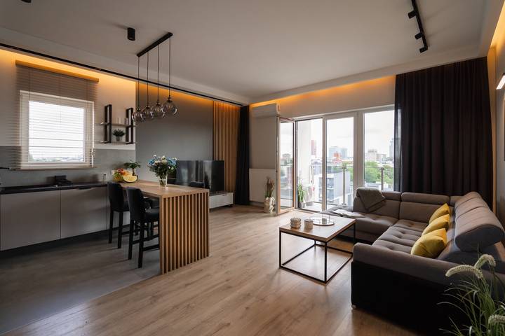 Apartament wakacyjny dla 6 osób, z Ogród w Łódź