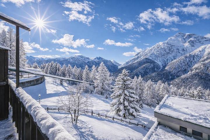 Gîte pour 3 personnes, avec balcon à Cesana Torinese