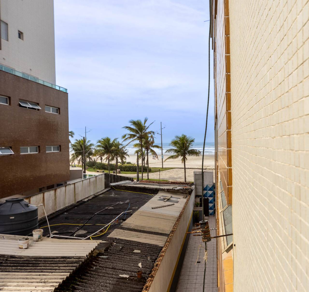 Appartement entier, Appartement de vacances pour 5 personnes avec balcon in Solemar, Praia Grande (São Paulo)
