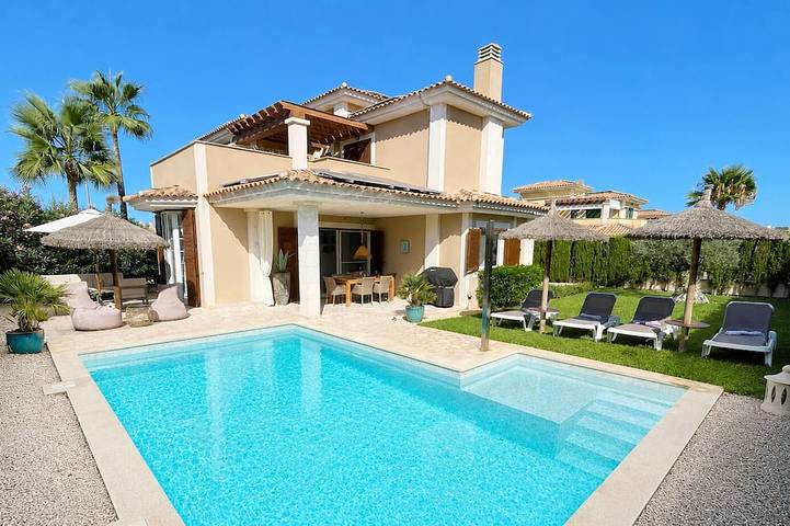 Villa pour 6 personnes, avec piscine et jardin à Cala Murada