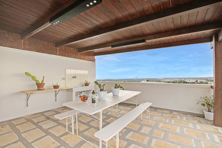 Ferienwohnung für 4 Personen, mit Meerblick und Balkon, kinderfreundlich in Monopoli