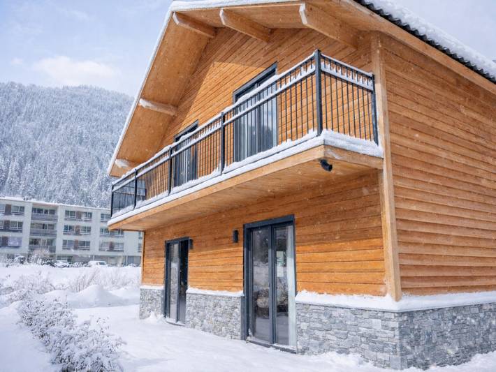 Chalet für 8 Personen, mit Balkon und Garten sowie Sauna, mit Haustier - 1