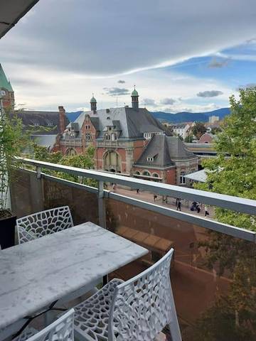Gîte pour 4 personnes, avec vue et terrasse dans Gare De Colmar