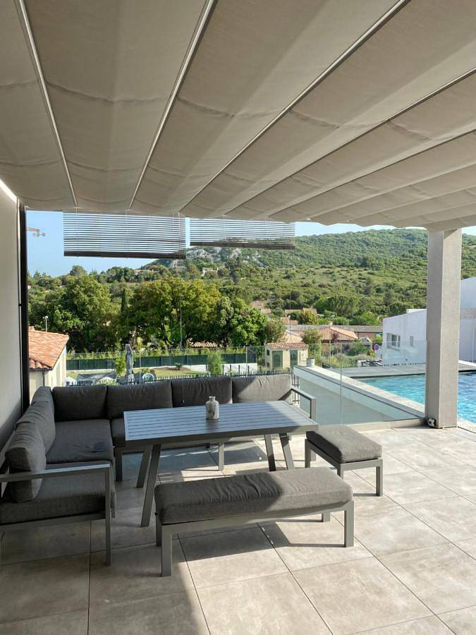 Location de vacances pour 8 personnes, avec jardin ainsi que piscine et vue à Saint-Paul-et-Valmalle - 3