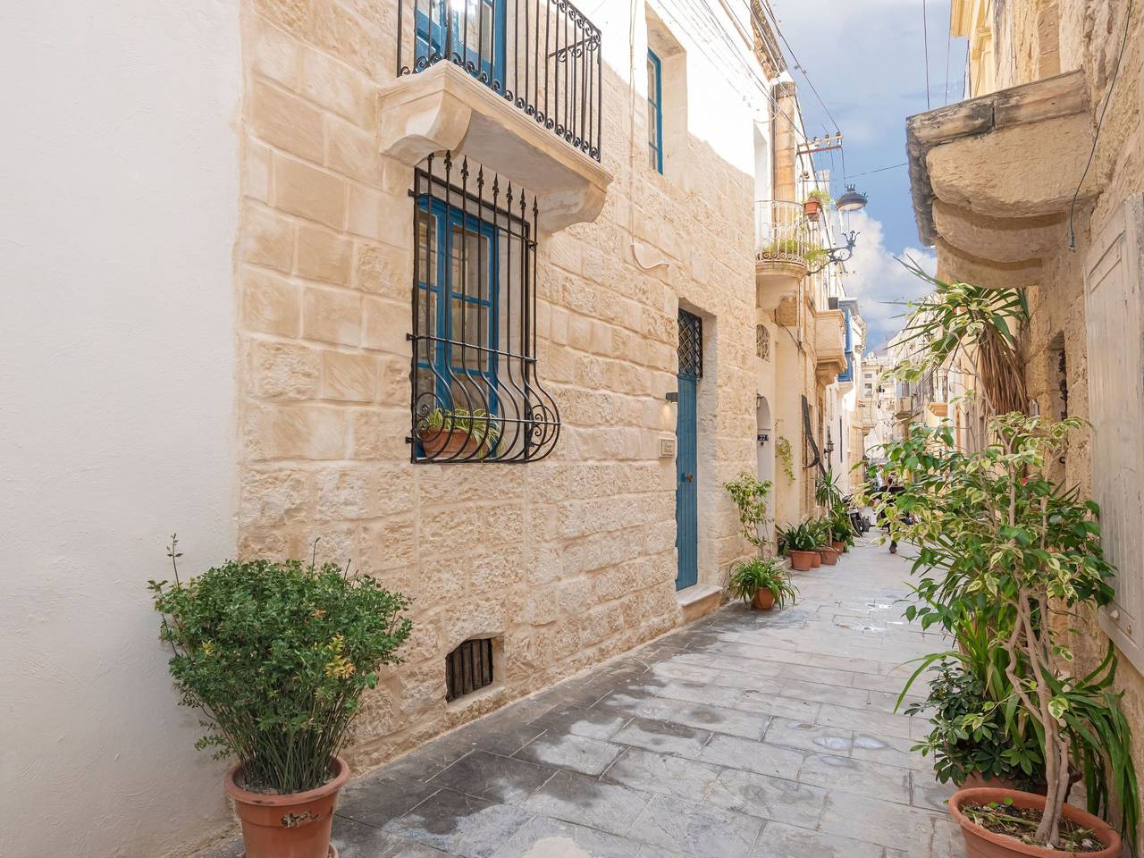 "Casa Melita" in der Nähe des mittelalterlichen Mdina in Rabat (Malta), Malta Island