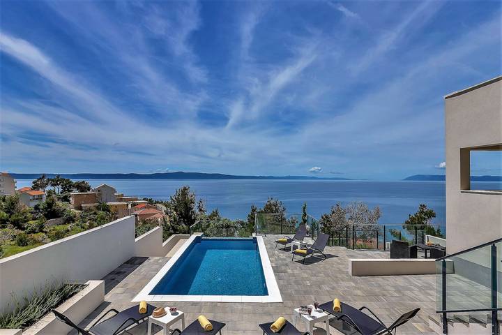 Ferienhaus mit Meerblick für 6 Personen, mit Meerblick und Pool sowie Garten in Split-Dalmatien - 4