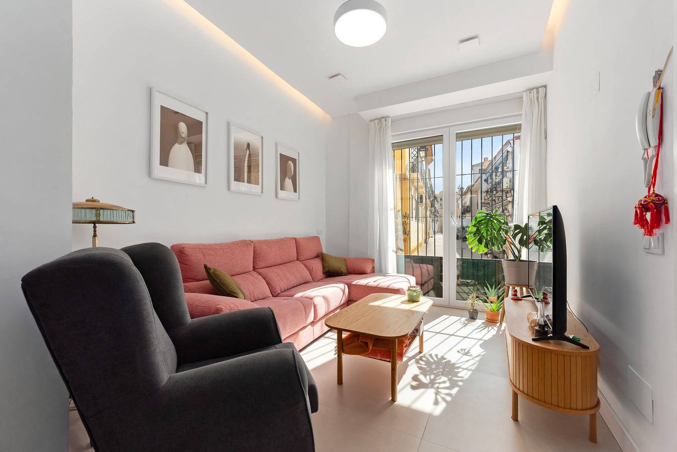 Casa de vacaciones 'La Casa Del Pan' con balcón y Wi-Fi in Málaga Centro, Málaga