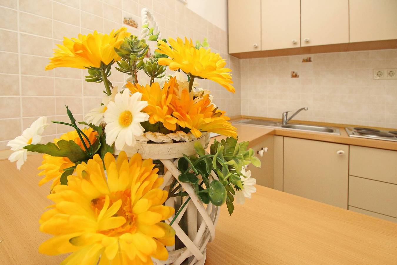 Ganze Wohnung, Apartment Radosna - 370 m vom Meer entfernt, private Terrasse, kostenloser Parkplatz, Erdgeschoss in Silo (Krk), Krk