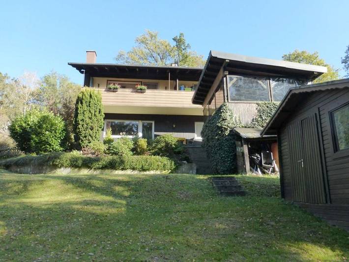 Ferienwohnung für 3 Personen, mit Terrasse und Garten sowie Ausblick in Mossautal