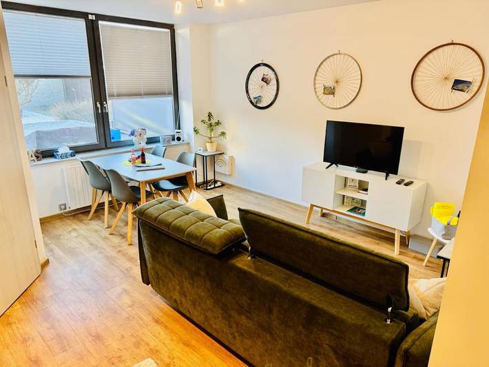 Ferienwohnung für 4 Personen, mit Balkon und Terrasse sowie Garten und Ausblick in Bitterfeld-Wolfen - 3