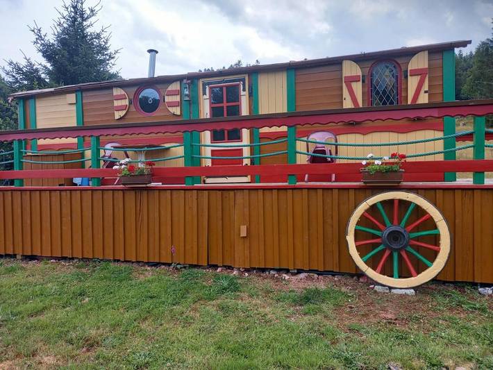 Maison de vacances pour 2 personnes, avec jardin ainsi que vue et terrasse