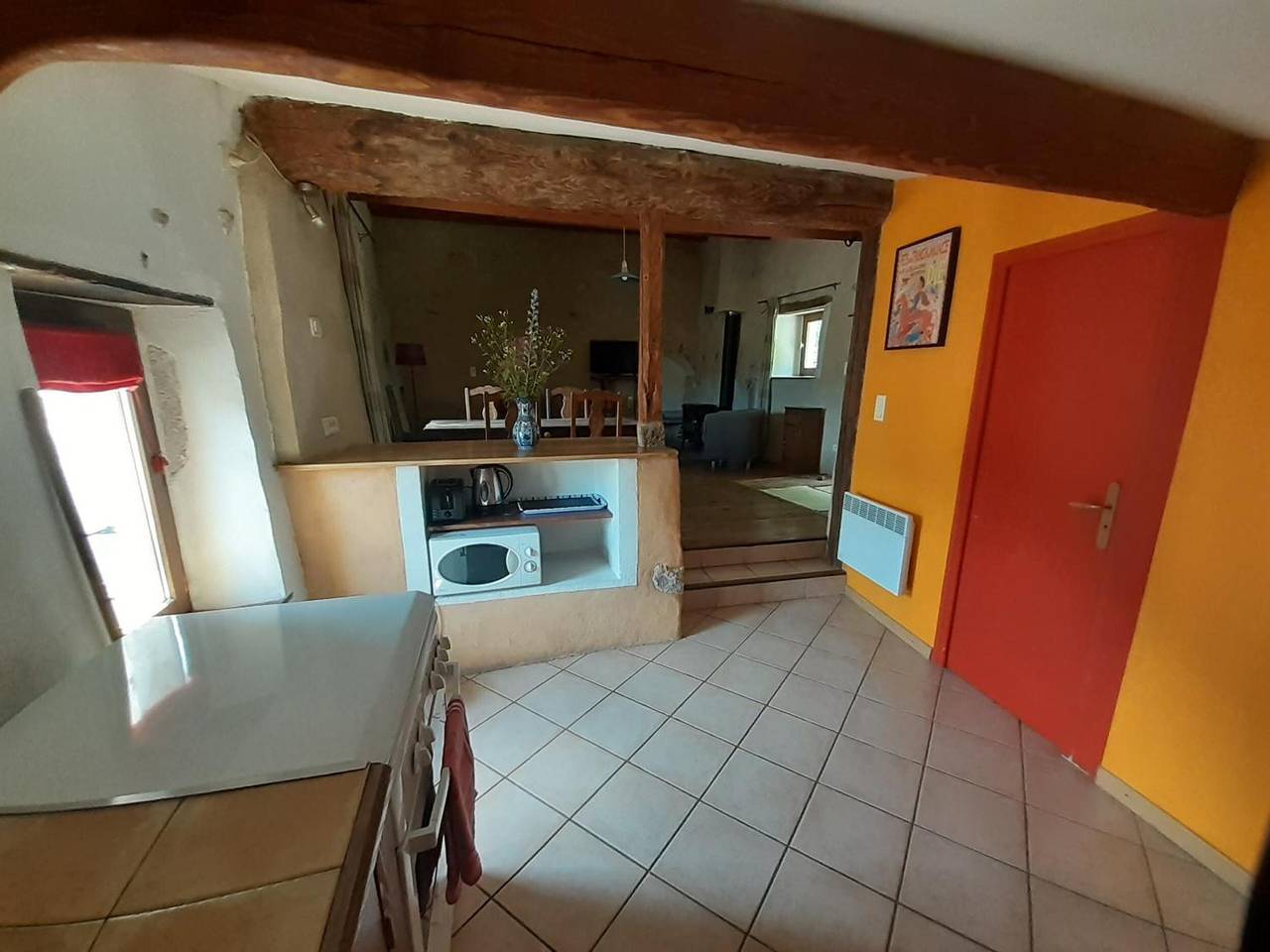Casa rural 'Gite De Pascal Et Virginie' con vistas a la montaña, terraza privada y balcón in Ponet-et-Saint-Auban, Parc naturel régional du Vercors