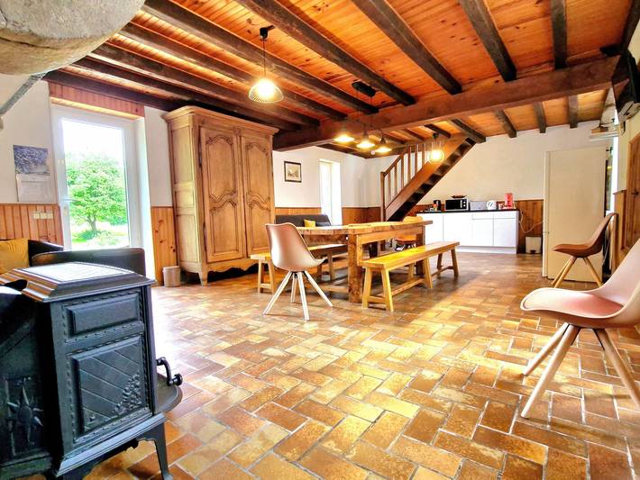 Gîte pour 3 personnes, avec jardin