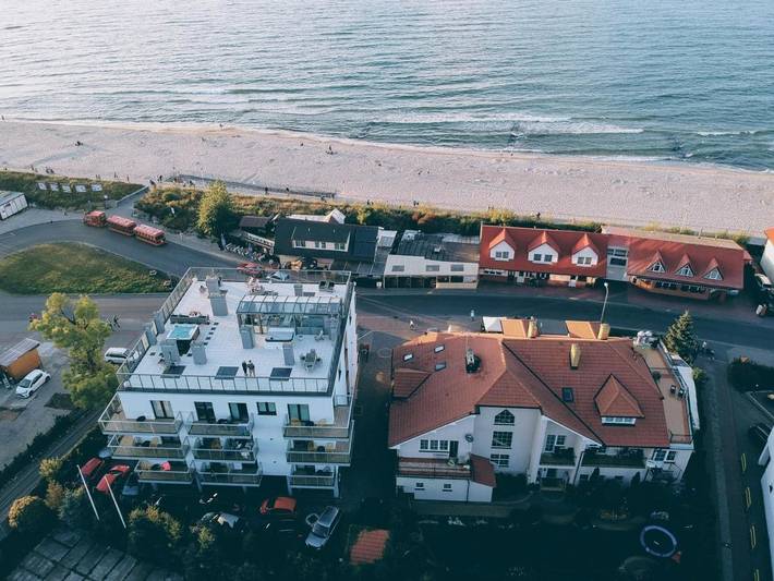 B&B für 2 Personen, mit Balkon und Terrasse sowie Garten in Polnische Ostsee