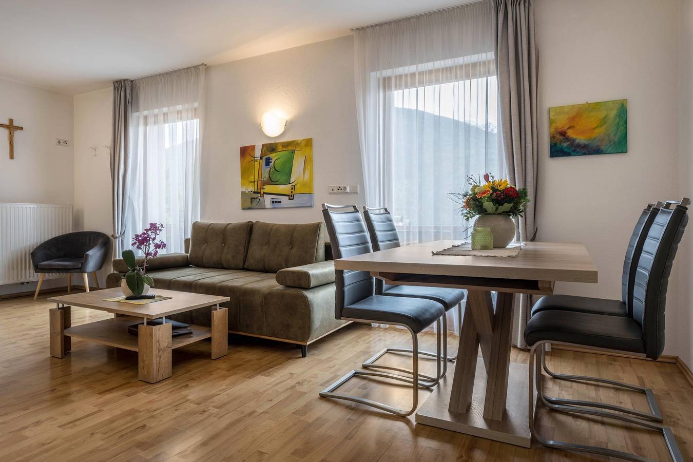 Ganze Wohnung, Ferienwohnung "Klementhof Nr 6" mit Bergblick, Pool, Wlan, Balkon & Garten in Natz, Natz-Schabs