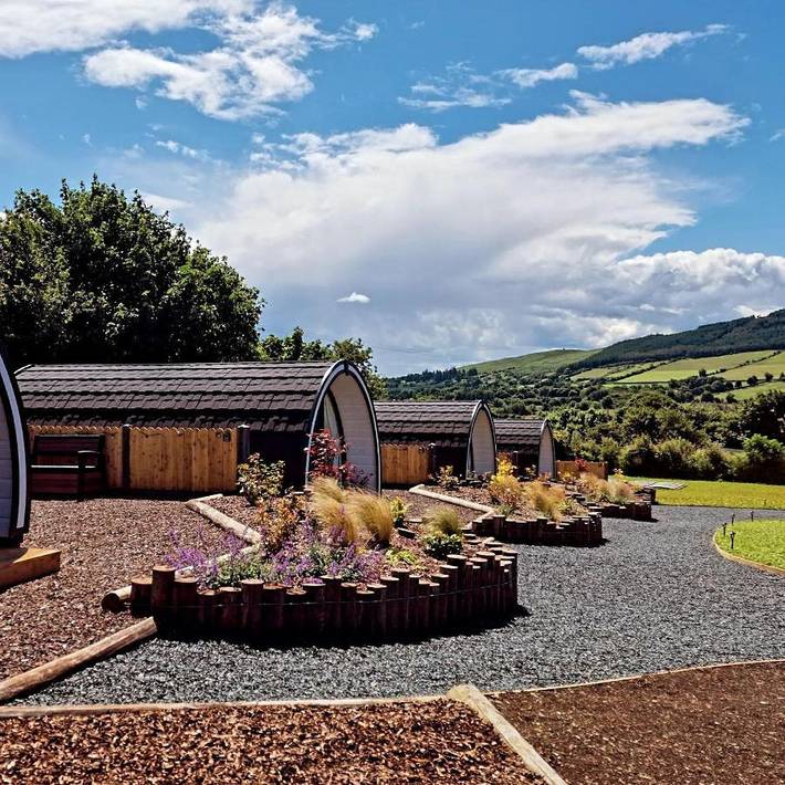 Camping voor 2 personen, met uitzicht en tuin in Munster