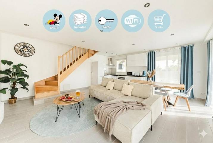 Apartamento de vacaciones para 8 personas, con jardín y terraza, Se admiten mascotas - 1