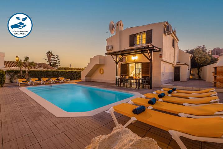 Villa para 12 pessoas, com Varanda e Terraço em Albufeira