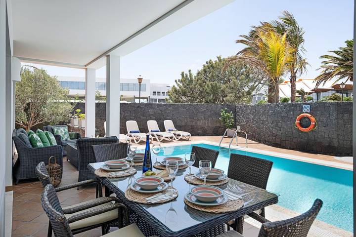 Villa pour 6 personnes, avec jardin ainsi que jacuzzi et sauna à Playa Blanca - 3