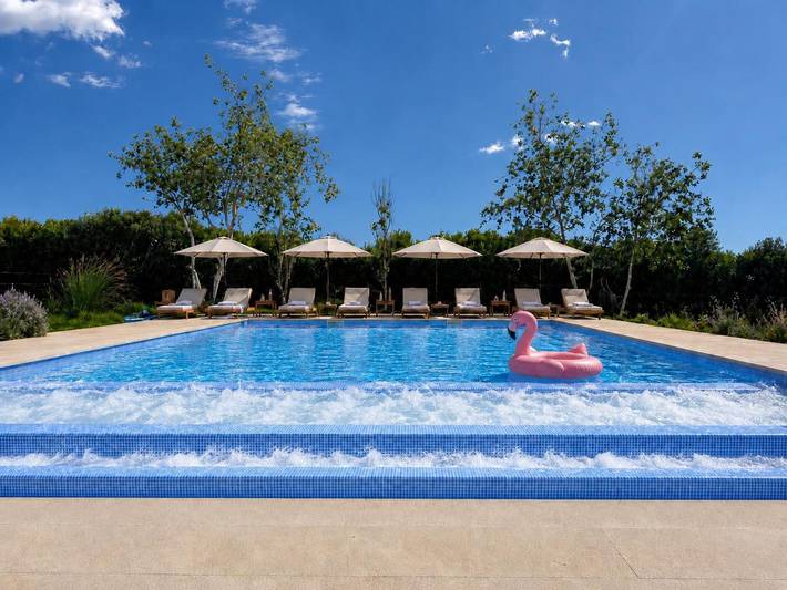 Ferienhaus für 8 Personen, mit Kinderpool und Garten in Sa Pobla