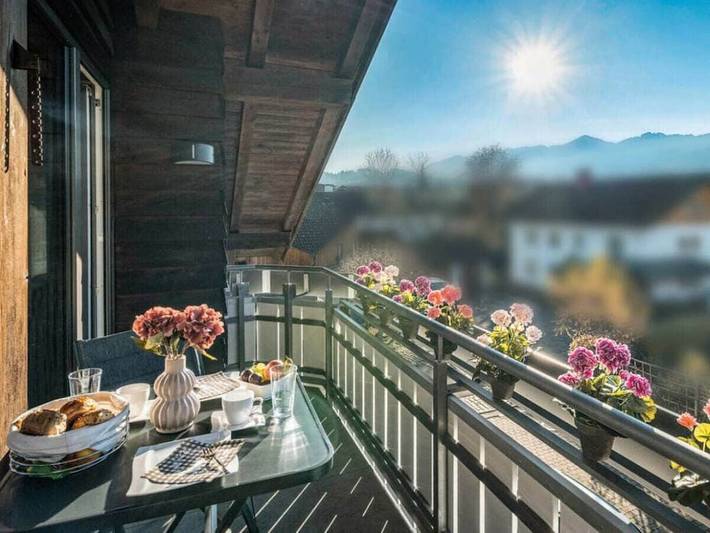 Luxus-Ferienhaus für 6 Personen, mit Balkon in Sonthofen