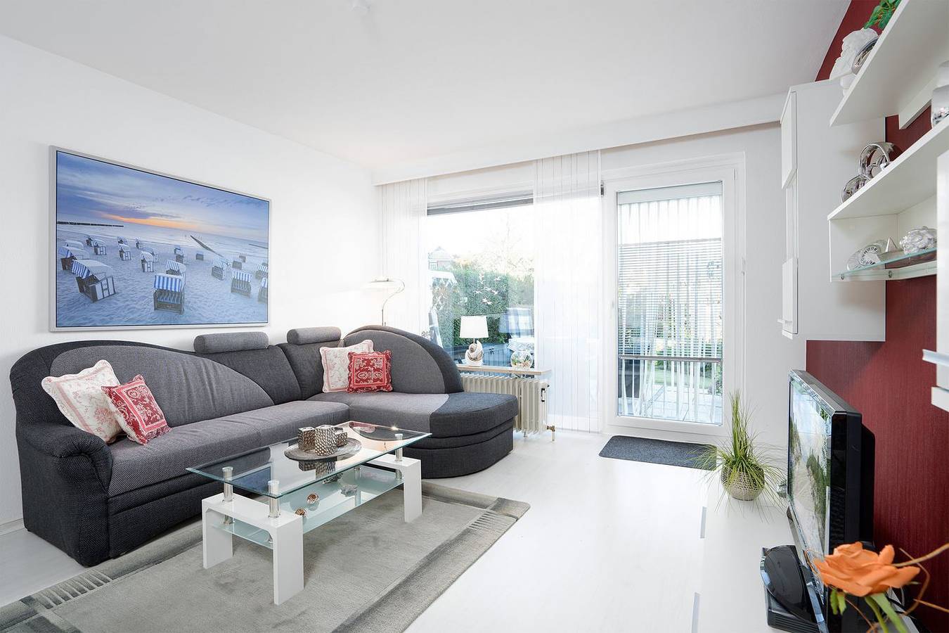 Ganze Wohnung, Ahw/002 - "Mit Teilseeblick von der Terrasse" in Themenstrände Scharbeutz, Ostholstein