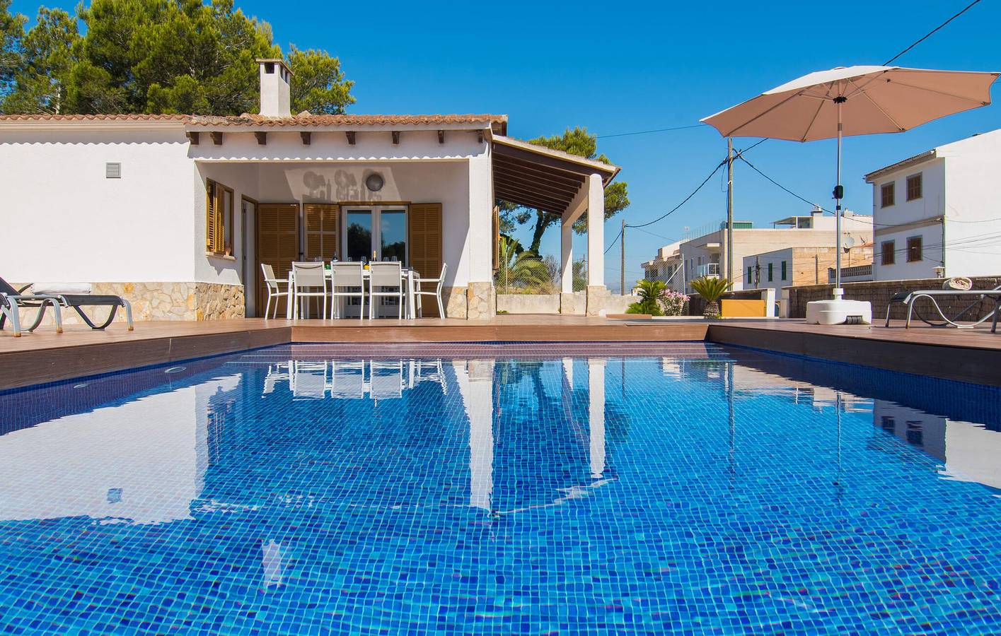 Feriehus for 8 personer med terrasse in Can Picafort, Santa Margalida