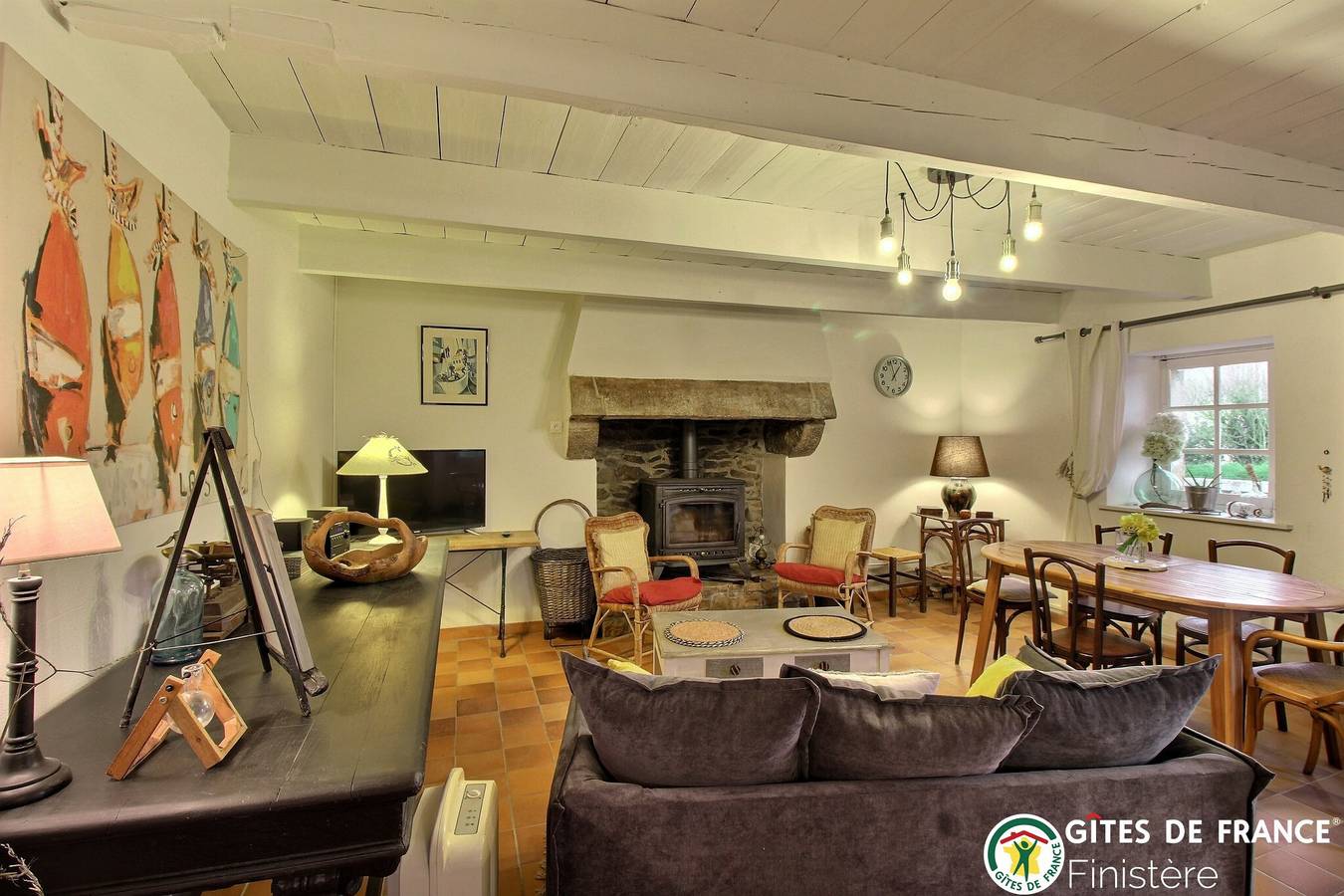 Gîte für 4 Personen mit Garten in Plougasnou, Ceinture Dorée