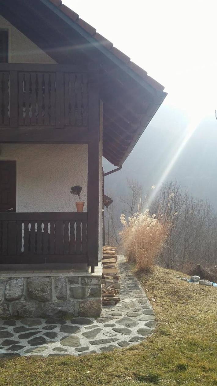 Location de vacances pour 4 personnes, avec terrasse et piscine ainsi que jardin et vue, animaux acceptés à Kobarid - 4