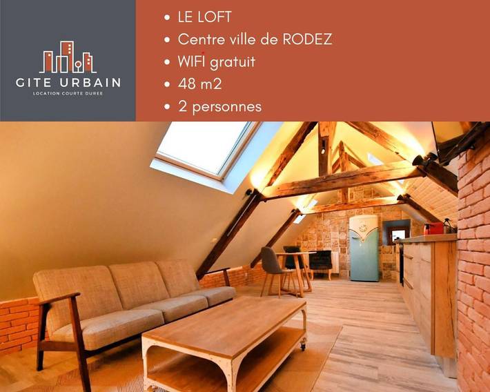 Location de vacances pour 2 personnes, animaux acceptés à Rodez