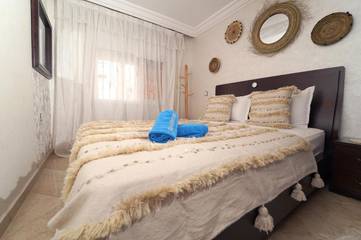 Chambre d’hôte pour 2 personnes, avec terrasse, adapté aux familles à Agadir