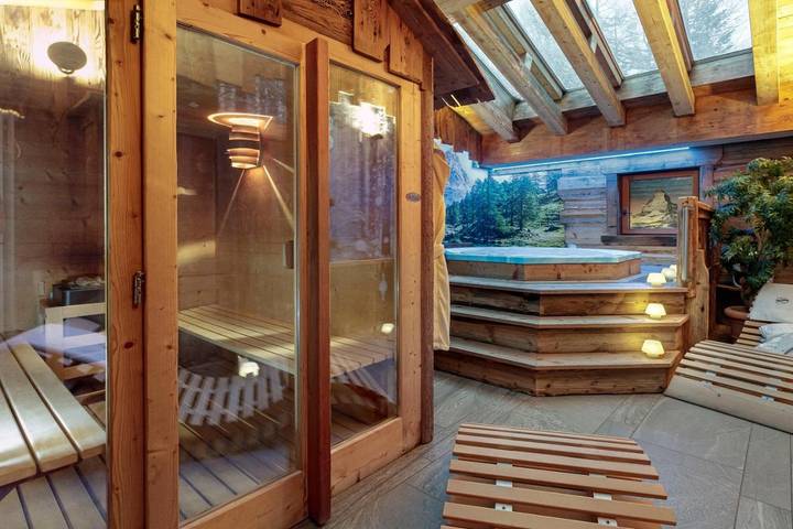 Chalet pour 14 personnes, avec sauna ainsi que balcon et jacuzzi dans Cervinia - 2