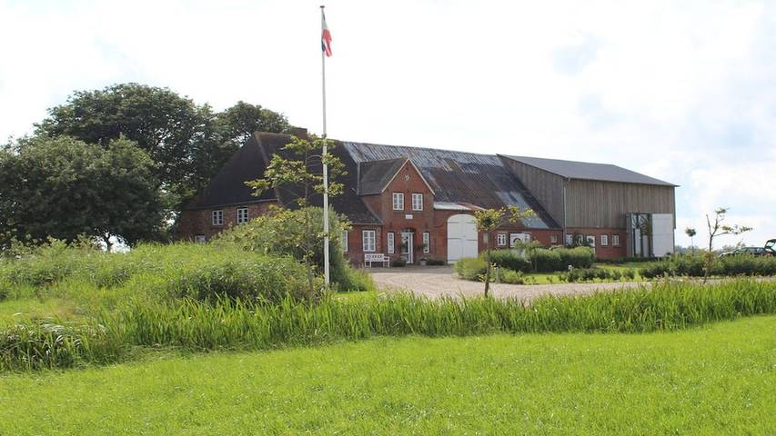 Ferienhaus für 4 Personen, mit Terrasse und Sauna in Hattstedtermarsch