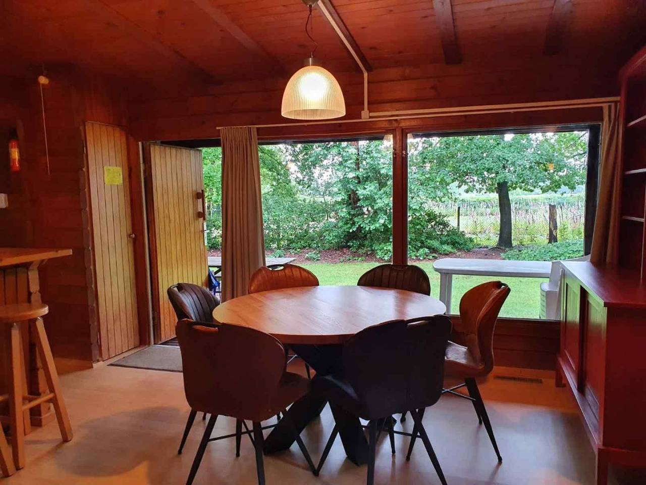 6 persons Finnish bungalow on the edge of the forest in Drenthe