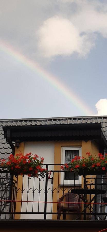 Ferienwohnung für 4 Personen, mit Terrasse und Garten sowie Ausblick