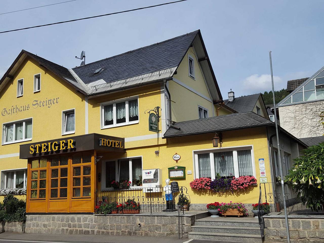 Hotel-Gasthaus Steiger - Doppelzimmer in Gräfenthal, Ostthüringen