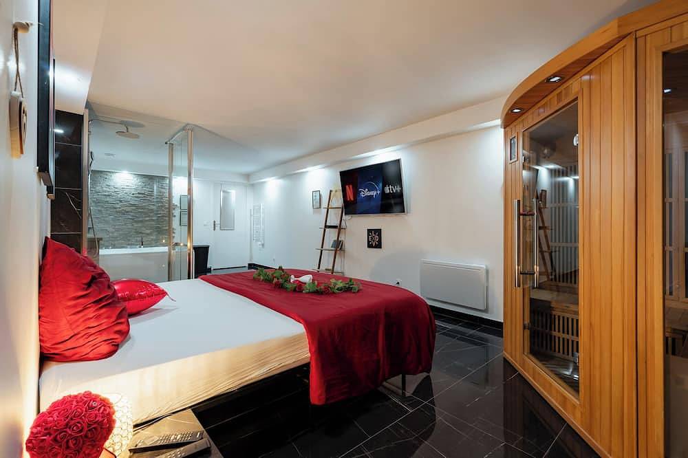 Apartamento entero, Le Qube Romantique by Prestige Home Living / sauna & whirlpool 2-seater in Montdidier, Montdidier region
