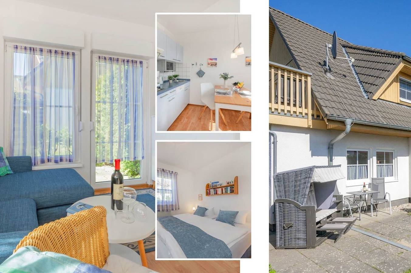 Apartamento entero, Gemütliche Ferienwohnung in Koserow mit Terrasse – nur 550 m bis zum Strand in Koserow, Bernsteinbäder