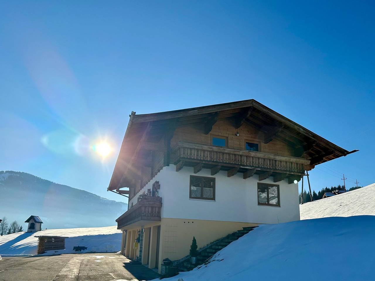 Hel lejlighed, Leogang: lejlighed med udsigt over bjergene in Loferer und Leoganger Steinberge, Leogang