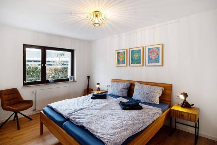 Ferienwohnung für 3 Personen, mit Balkon und Garten in Langenargen