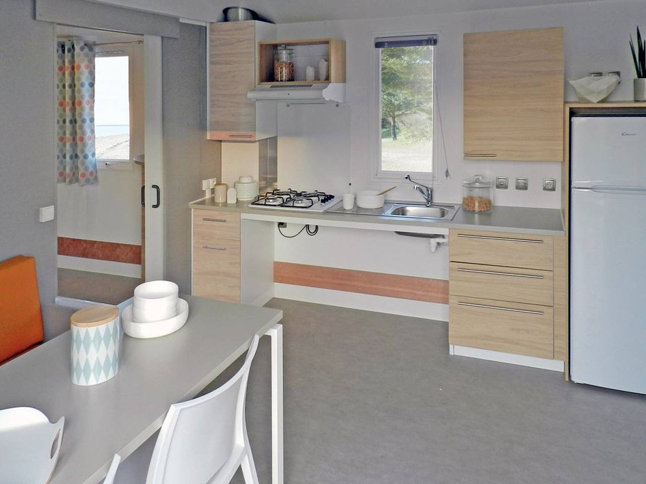 Mobil home avec terrasse pour 2 personnes in Luynes, Région de Tours